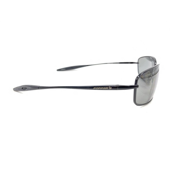 Pepper's PB Pro1 Maze Polarized Bifocal Reader Black Sunglasses Gray Lens 140 - Picture 4 of 12